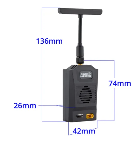 Radiomaster Ranger 2.4Ghz Elrs Module - Módulo transmissor RadioMaster Ranger Nano All-in-one