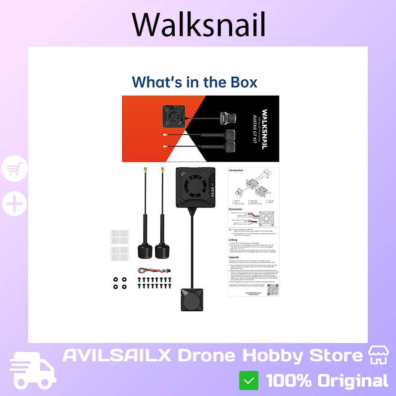 Kit FPV Walksnail Avatar GT Ma - Foxeer Reaper F4 128K 65A Esc avaliação e preço