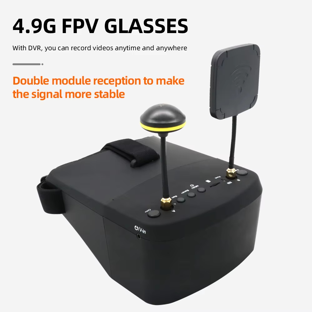 Óculos FPV LS800D de 5 Polegad - Skyzone Cobra X V2 Fpv Goggles avaliação e preço