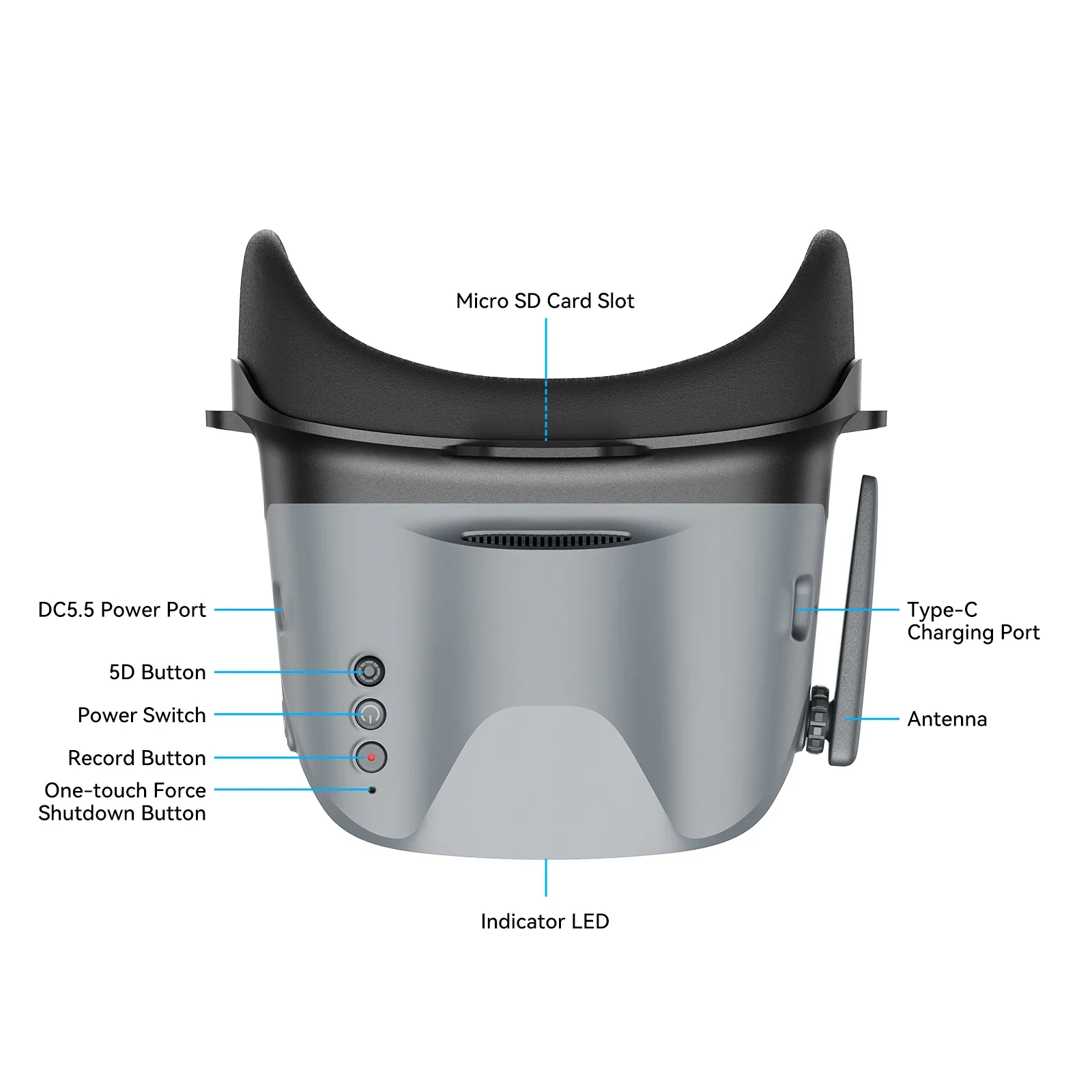 Novos Óculos FPV BETAFPV VR04  - Skyzone Cobra X V2 Fpv Goggles avaliação e preço